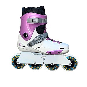 Patins Cosmo ID TT - base SOLID 90mm Abec 9 / Branco