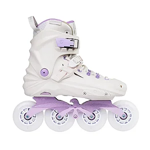Patins FlyingEagle REAVER Branco/Lilás - X7 D (84mm)