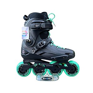 Patins Cosmo ID TT Preto - Abec 9 / Custom Tyres - verde