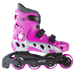 Patins inline Traxart Spectro Rosa - Abec 5