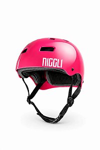 Capacete Niggli N1 - ROSA brilho