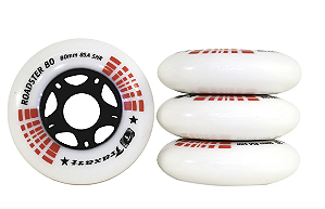 Rodas Traxart Roadster 80mm / Branco (4 unidades)