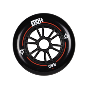 Roda Flying Eagle Speed SHR 125mm 88A / preta - 6 roads
