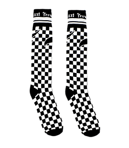 Traxart Meia Inline Desenhada Xadrez - GB-194