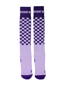 Traxart Meia Inline Quadriculada Roller - Roxa / GB-046