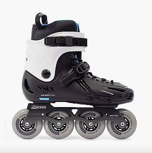 Patins HD Inline - Sky Preto/Branco *Caixa - últimos pares