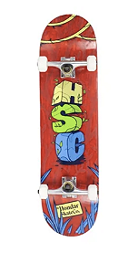 Skate Montado HSC Jungle Vermelho - (envio do RS)