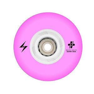 Roda de Led Micro New Flash - Lilás (4 rodas) - 80mm