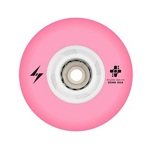 Roda de Led Micro New Flash - Pink (4 rodas) - 80mm