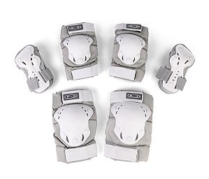 Kit de Proteção Micro Skate Shock W Protection - Branco