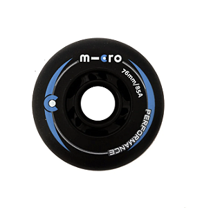 Rodas Micro Performance 76mm / 85a - PRETO (4 unidades)