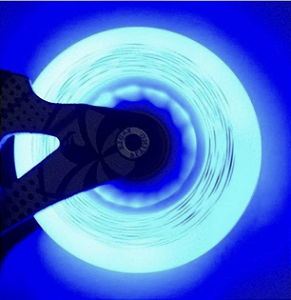 Roda de LED Flying Eagle Lazer Wheelz - Azul 76mm / 88a (1  unidade)