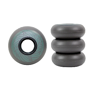 Rodas Street Atomix Preta E Verde 59mm/90a