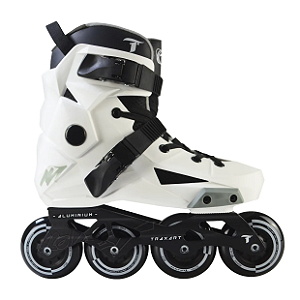 Patins Traxart Revolt Branco - 80mm Abec 9 + Proteção