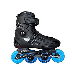 Patins Flying Eagle FBS preto com rodas de led - 33/34