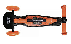 Patinete Infantil 3 Rodas com LED Jurassic World – Dobrável