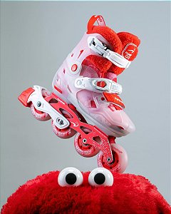 Patins FlyingEagle SPROUT PRO (Infantil Ajustável) - Vermelho
