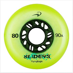 Pré-Venda: Rodas FlyingEagle FE Sliders 90A - Verde (4 unid)