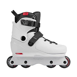Pré-Venda: Patins Agressivo FlyingEagle Vireo Ajustável - Off-White