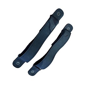 Fivela 45° Velcro - Preta