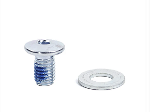 Parafuso M8 com Arruela para Base/Bota FlyingEagle - 8mm