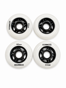 Rodas COSMO 80mm 84A High-Rebound (4 unid) - Cinza
