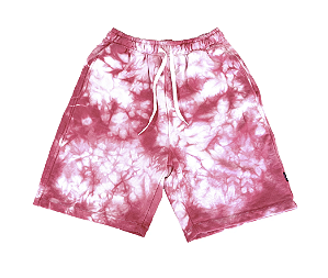 Bermuda Paterson League Challenger Tie Dye Vermelho/Branco