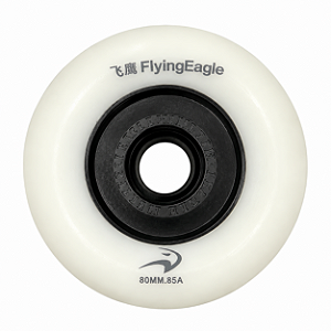 Roda FlyingEagle X5 Cloud SHR 80mm 85A – Branca / UNIDADE
