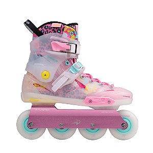 Pré-Venda Patins FlyingEagle Shrike Pro X5 Funky - Rosa