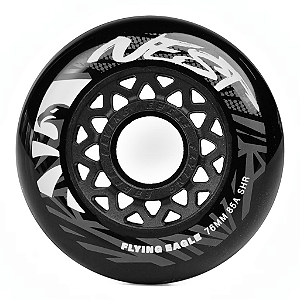 Pré-Venda Roda de Patins FlyingEagle Nest 85A - Preta (4un)