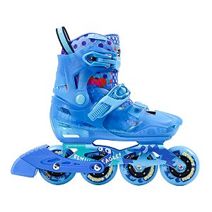 Pré-Venda Patins Infantil FlyingEagle S8 Sprout Ajustável - Azul