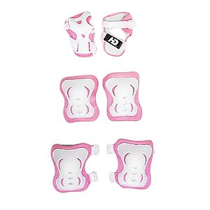 Kit de Proteção HD Inline Infantil - Rosa