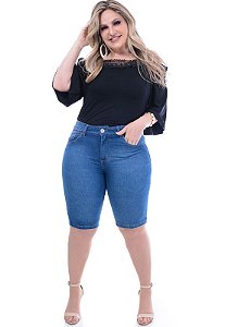 Bermuda Jeans Plus Size