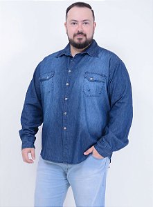 Camisa Jeans Stone Masculina