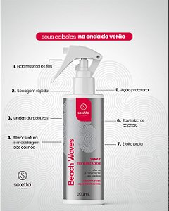 BEACH WAVES (spray texturizador ) Alto redimento 200ml