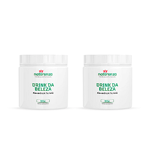 Drink da beleza 300g - 2 unidades (Sabor abacaxi com hortelã)