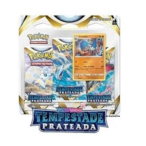 Blister Triplo Pokémon Cranidos Tempestade Prateada