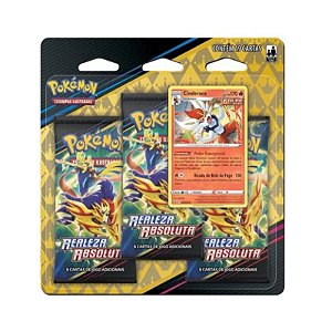 Blister Triplo Pokemon Realeza Absoluta-Cinderace