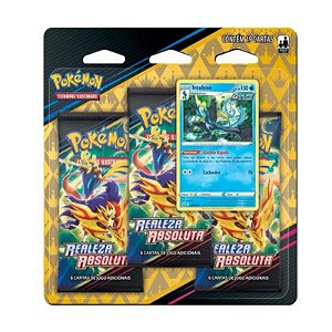 Blister Triplo Pack Pokémon Realeza Absoluta-Inteleon