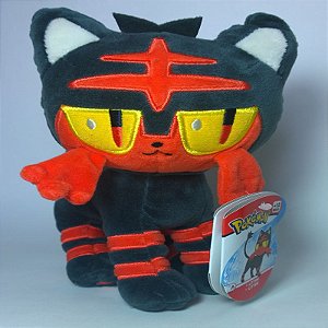 Pokémon Litten 8" - Pelúcia colecionável