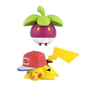 Pokémon - 2 mini figuras - Bounsweet e Pikachu