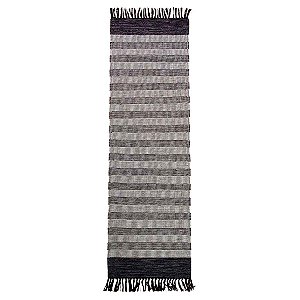 Passadeira Mallani 100% Algodão 60cmx180cm Preto