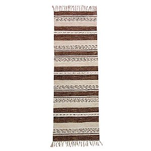 Passadeira Raipur 100% Algodão 60cmx180cm Marrom