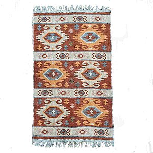 Tapete Kilim Antep Laranja 60x90cm