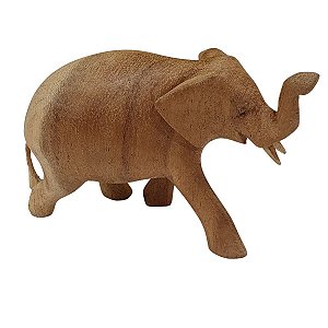 Mini Elefante Indiano de Madeira Suar 7cm