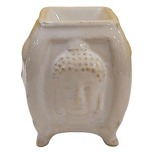 Difusor de Essências de Cerâmica Buda Areia 9cm