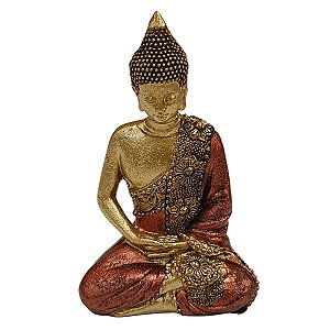 Mini Buda Sidarta de Resina 8cm