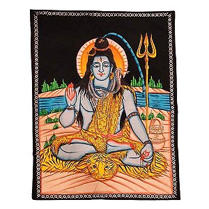 Panô Indiano Shiva Colorido 110cm