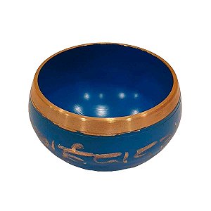 Sino Tibetano Liga de 7 Metais Azul 11cm