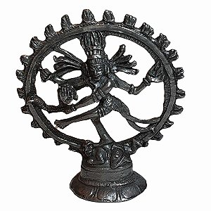 Miniatura Shiva na Roda de Fogo 9cm